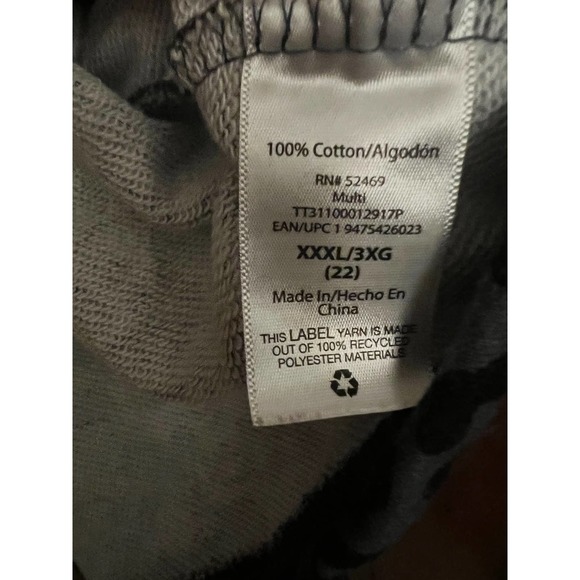 TIME AND TRU Leopard Print Crop Sweatshirt (Size XXXL) - Picture 5 of 6